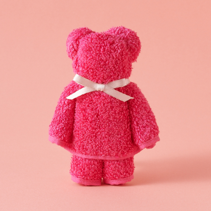 チーフタオル クマ型